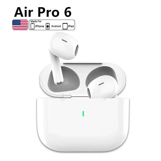 Air Pro True Wireless Bluetooth Earphones Headphones HiFi Sound Low Latency ANC Noise Reduction Earbuds for IPhone Android Solveify