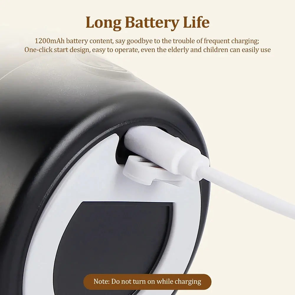 650ml Electric Shaker Portable Bottle, Protein Shaker and Bottle Blender. Solveify