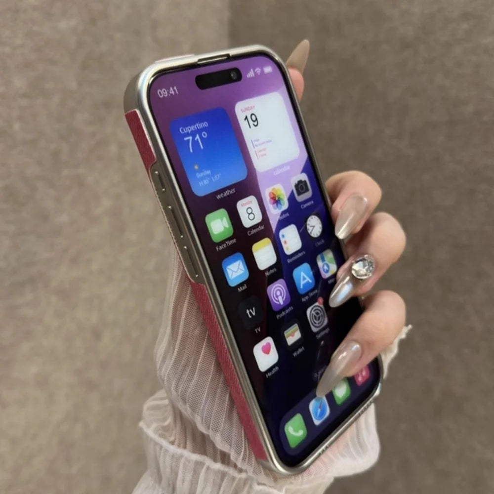 Retro Vintage Cowboy Fabric Case for iPhone 17 Air 16 15 14 13 12 Pro Max 11 Plus Luxury Jeans Soft Bumper Armor Phone Cover Solveify