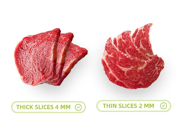 ONCE for All Meat Slicer and  Knife Set for Meat Slicing , Manual Fresh Meat Cutter, Slicer for Beef, Pork, Chicken Breast Solveify